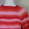 Hand knitted women raglan sweater