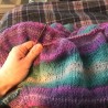 hand knitting in progress